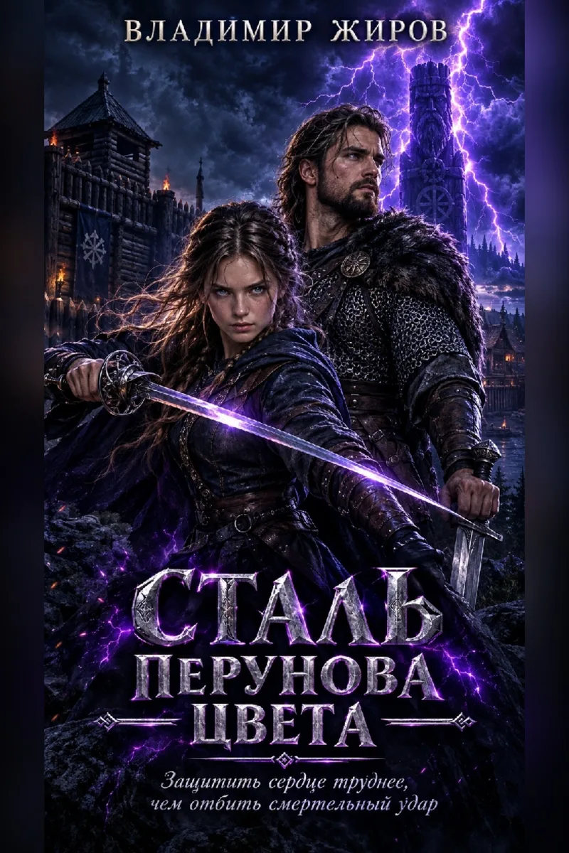 Обложка книги «Сталь Перунова цвета» — VladimirJhirov