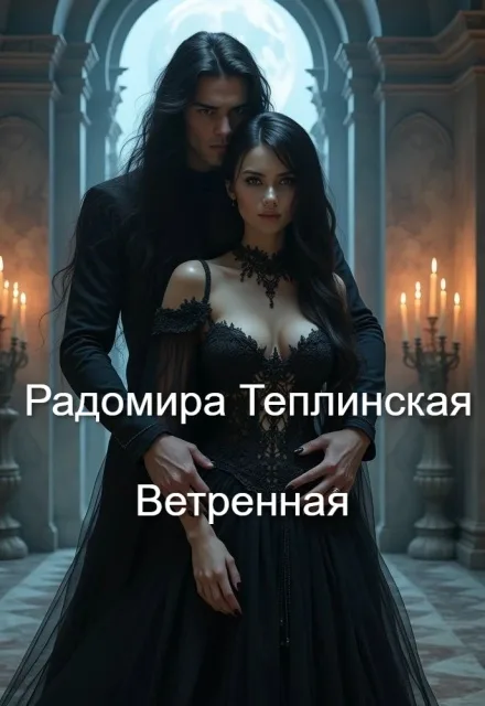 Обложка книги «Ветренная» — Рада Теплинская