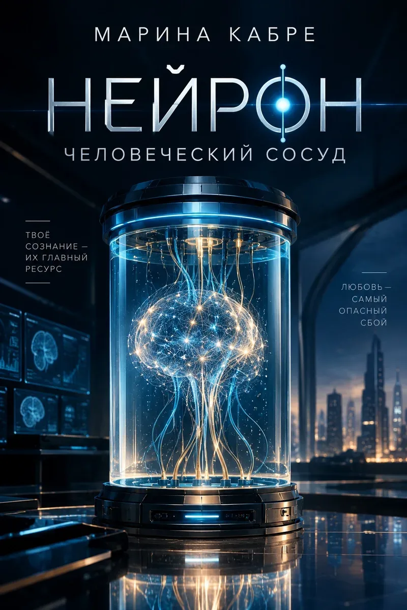 Обложка книги «Нейрон. Человеческий сосуд.» — Марина Кабре, Фантастика