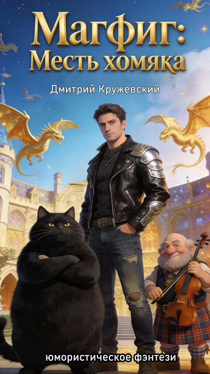 Обложка книги «Магфиг 3. Месть хомяка» — Дмитрий Кружевский, Юмористическая фантастика